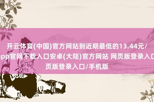 开云体育(中国)官方网站到近期最低的13.44元/股-开云app官网下载入口安卓(大陆)官方网站 网页版登录入口/手机版