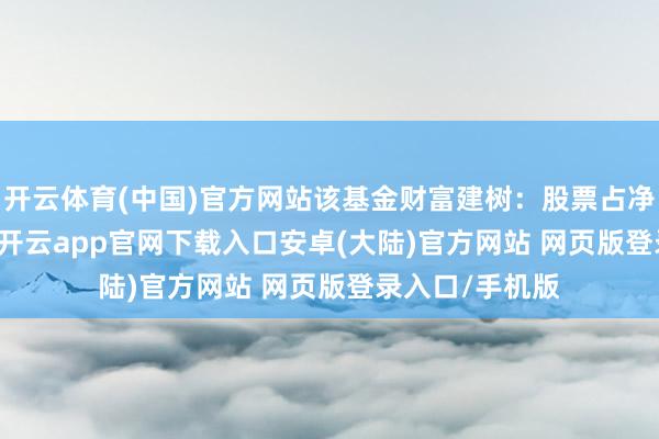 开云体育(中国)官方网站该基金财富建树：股票占净值比91.04%-开云app官网下载入口安卓(大陆)官方网站 网页版登录入口/手机版